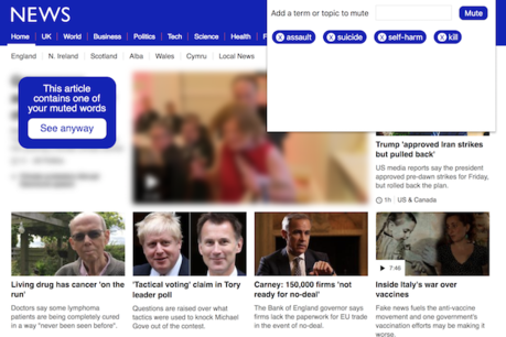 BBC experiments with negative news filters on its homepage to help readers with anxieties