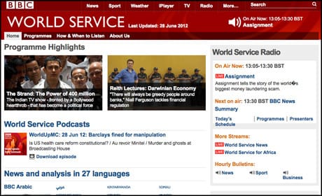 BBC World Service online sees 20% rise in global audience
