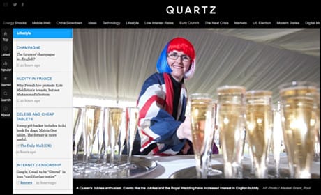 'Digitally native' business news site Quartz launches
