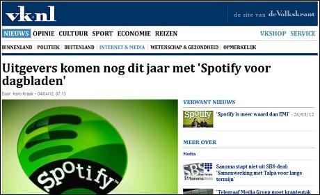 Dutch newspapers plan joint 'kiosk' for digital content