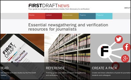 First Draft Coalition launches website to help journalists work with eyewitness media
