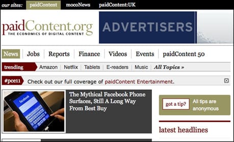 Guardian after buyer for paidContent publisher
