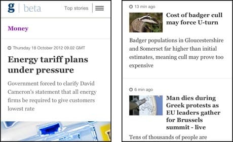 Guardian unveils 'work-in-progress' responsive beta site