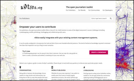 Guardian's n0tice launches open journalism toolkit