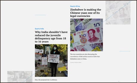 How Quartz redesigned its homepage to showcase different storytelling formats