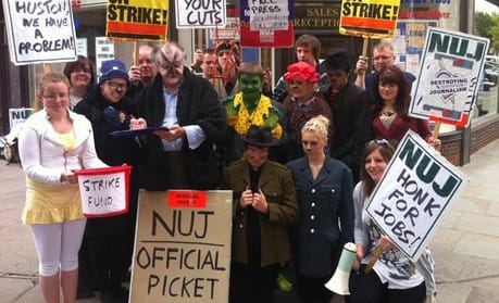 Johnston Press strikers call for ACAS to broker dispute