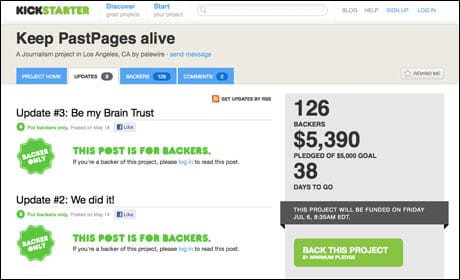LA Times reporter starts archive of news site front pages