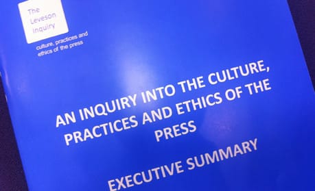 Leveson calls for new regulator with statutory underpin