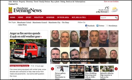 Manchester Evening News launches new site design