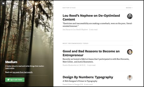 Medium: One year of publishing 'things that matter'