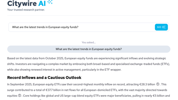 B2B publisher Citywire launches AI-powered research tool to deepen user engagement