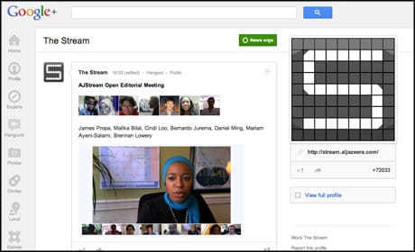 The Stream holds open editorial meeting via Google+ Hangout