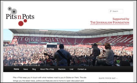 Political news site in Stoke relaunches with foundation backing