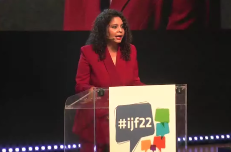 Rana Ayyub makes it to Perugia: "I don't have the luxury of staying silent"