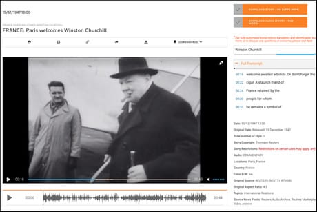 Reuters launches AI-powered tool to speed up discovery of historic videos