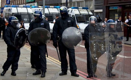 Survey: Riot restrictions lower UK press freedom score