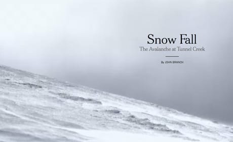 The Snow Fall story: Marrying long-form narrative with captivating visuals