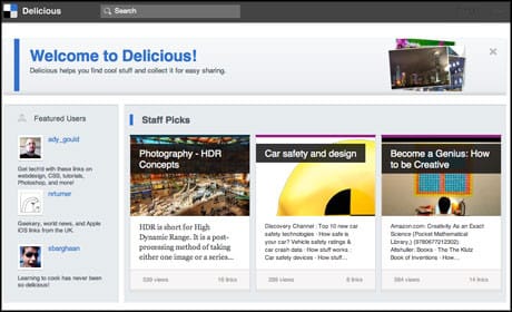 Delicious to drop 'stacks' in favour of 'tags'