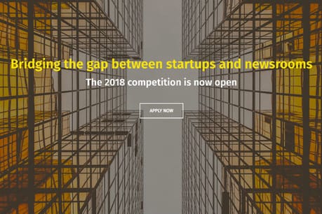 Startups with innovative solutions for newsrooms can apply to global programme until 8 January