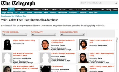 Telegraph names alleged rape victim in full Guantánamo release