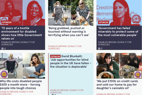 The Daily Mirror runs a week-long series focusing on disability stories
