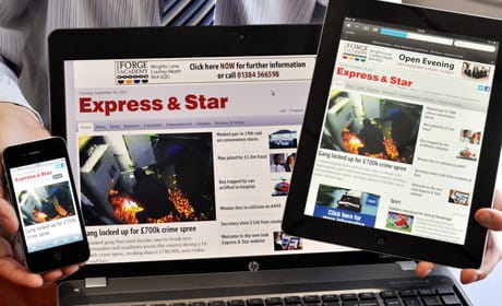 Designing the Express and Star's responsive website