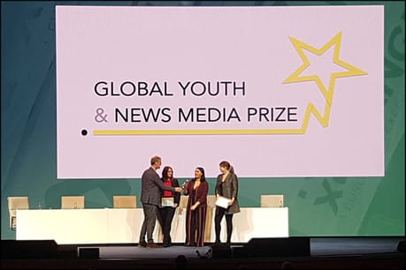 The Guardian US and Eagle Eye student newspaper scoop Global Youth and News Media Prize for joint coverage on the March for Our Lives movement