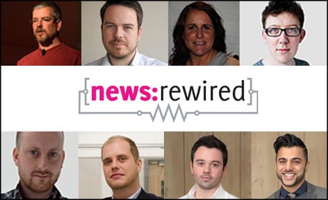 The initial line-up for September's news:rewired event