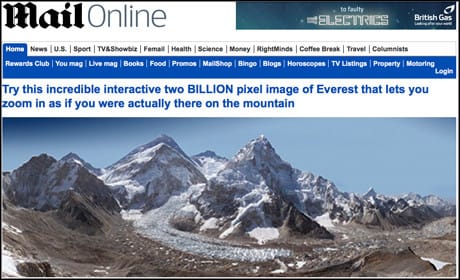 Traffic to MailOnline reached 112m in November