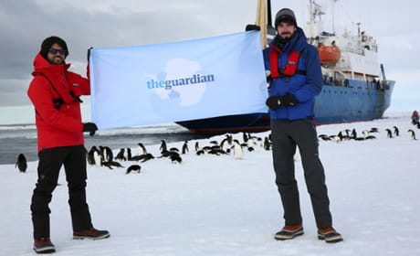 Tweeting from the Antarctic: How journalists battled the cold to cover expedition