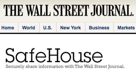 Wall Street Journal launches new WikiLeaks-style site 'SafeHouse'