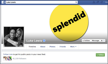 Luke Lewis follow facebook