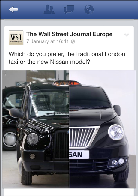 WSJ London cab