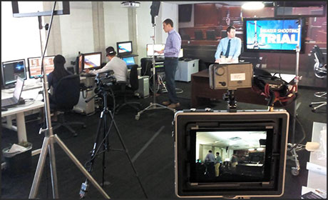 7News livestream studio