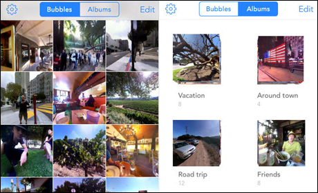 bubbli app screengrabs
