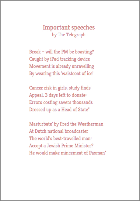 telegraph poem