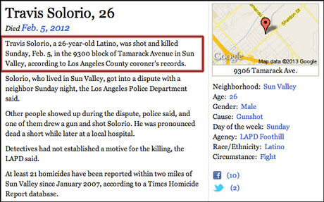 LA Times homicide