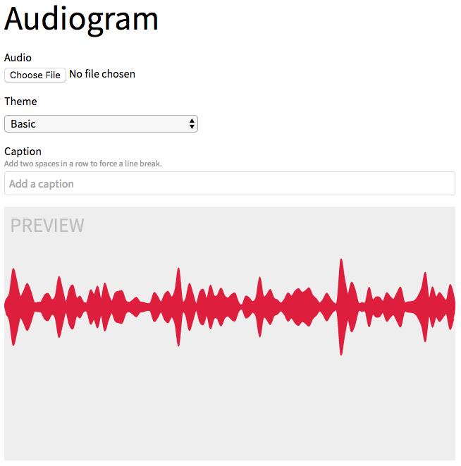 Tool for journalists: Audiogram, for making audio more shareable on ...