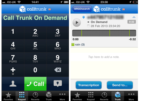 Calltrunk app