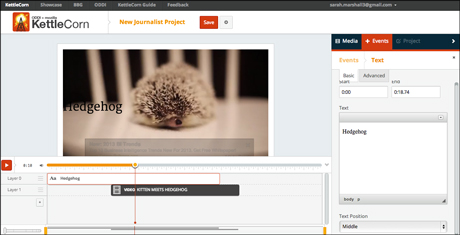 Popcorn Maker video tool remixed for journalists
